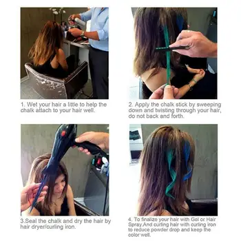Profesinės 10 Spalvų Mini Laikinas Plaukų Dažų Disponuojamos Asmeninės Salonas Naudokite Pieštuku, Plaukų Dažymo Priemonė Dropshipping