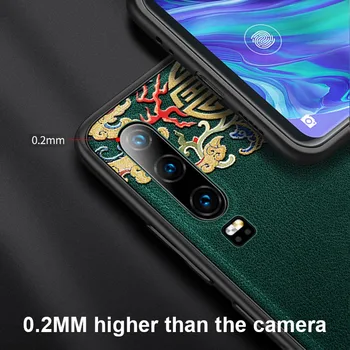 PU Odos Telefoną Atveju Huawei P Smart Z Plius Y9 Premjero 2019 Mate 10 20 30 Pro 20X Garbę 20 Lite Peržiūrėti 20 10 30 Pro Dangtelį Coque