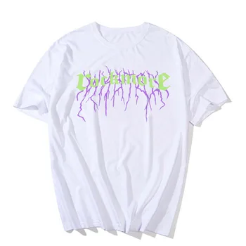 Punk, Gothic HipHop Unisex Marškinėliai Naujas Moterų Marškinėlius Harajuku Rankovės Vasaros Derlius T-shirt Streetwear Negabaritinių Drabužiai