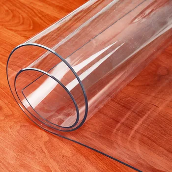 PVC skaidri staltiesė silikono minkšta stiklo staltiesė atspari vandeniui ir naftos-įrodymas, arbatos stalo pagalvėlė stačiakampio formos staltiesė