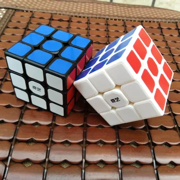 Qiyi Magiškasis Kubas 3x3x3 Cubo Magico Profissional Kubus Įspūdį Greitis Neo Kubą 3x3 Švietimo Žaislai Vaikams, Dovana Vaikams, Žaislai
