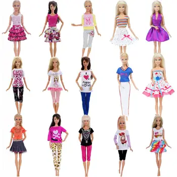 Rankų darbo Apranga Mišraus Stiliaus Suknelė Kasdien Laisvalaikio Drabužiai Viršūnes Palaidinė Mados Kelnės Sijonas Drabužius Barbie Lėlės Priedai Žaislas