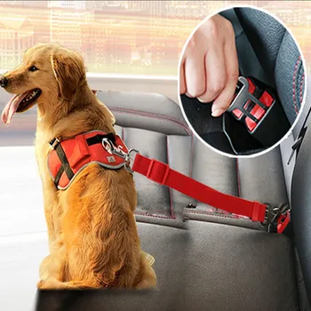 Reguliuojamas Šuo, Katė Automobilio Saugos Diržas Augintiniui Transporto Priemonės Sėdynės Saugos Diržas Diržai Šuo Veda Įrašą Naminių Reikmenys Saugos Svirtį Traukos Apykaklės