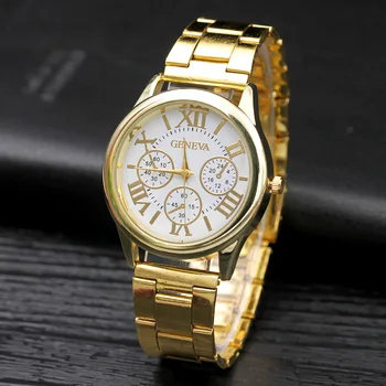 Relogio Feminino 2020 Naujas Prekės Ženklas Kvarciniai Laikrodžiai Mados Aukso Ženevos Moterų Laikrodžiai Atsitiktinis Nerūdijančio Plieno Suknelė Moterims Laikrodžius