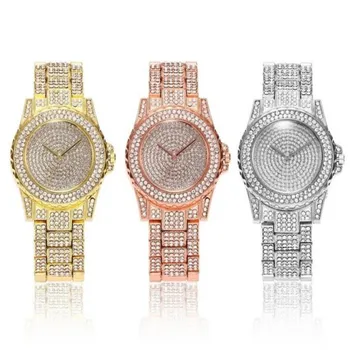 Relogio Feminino Kristalų Moterų Watche Full Steel Ponios Laikrodis Moterims reloj hombre montre femme zegarek damski reloj de mujer
