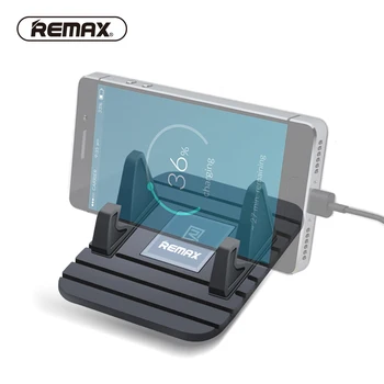 REMAX Universalus Silikono Anti-Slip Mat automobilio savininkas prietaisų Skydelio Laikiklis Mobiliojo Telefono Stovas, 