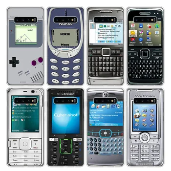 Retro mobilusis telefonas, Telefono dėklas, Skirtas Samsung Galaxy A51 A71 A50S A10 A20E A30 A40 A70 A01 A21 A41 A11, A6 A7 A8 A9 Plus + Dangtis