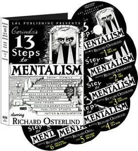 Richard Osterlind-13 Veiksmus Mentalism 6set ,Magija gudrybės