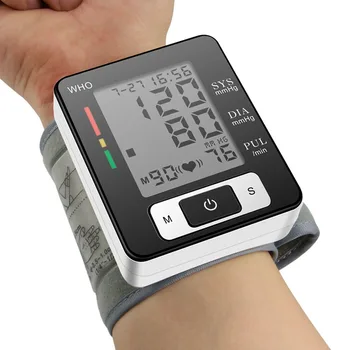 Riešo Skaitmeninis BP Kraujo Spaudimo Monitorius matuoklis Automatinis Sphygmomanometer Smart Medicinos Mašina Impulsų dažnis Tinkamumo Vertinimo