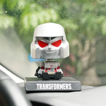Robotas-žaislai, Transformatoriai Kamanė Optimus Prime Megatron purtyti galvos lėlės Darbalaukio automobilį Judriojo ryšio bazinių automobilių puošyba, dekoravimas