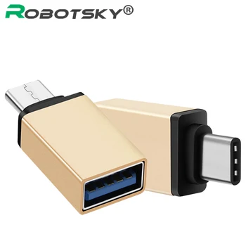 Robotsky USB 3.1 C Tipo USB 3.0 Konverteris USB Tipo C OTG Adapteris, skirtas 