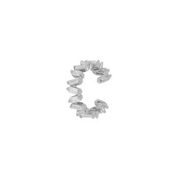 ROXI Prabanga C-formos 925 Sterlingas Sidabro Ausų Manžetai Įrašą Auskarai Moterims, Be Auskarų Auskarai Fine Jewelry Kolczyki Damskie