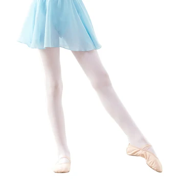 Rožinė Vaikų Mergaičių Šokio, Baleto Triko Minkštas Mikropluošto Kojinių Baltos Spalvos Profesinei Šokių Antblauzdžiai Naują Atvykimo