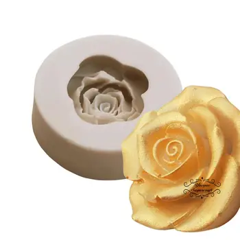 Rožių Gėlių silikono formos tortas dekoravimo priemonės confeitaria moldes silikono minkštus saldainius, šokolado muilas žvakė torto formą kepimo