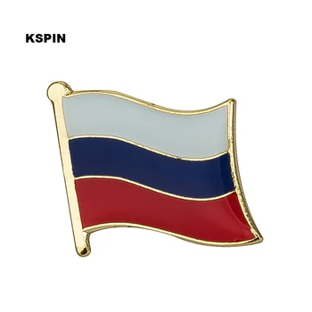 Rusijos vėliavos pin atlapas pin metalo ženklelis Piktogramą Kuprinė Apdailos Sagė 1pcs KS-0054