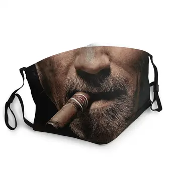 Rūkyti Cigarų Kaukė Unisex Ne Vienkartiniai Veido Kaukė Anti Apsaugos Nuo Dulkių Respiratorių
