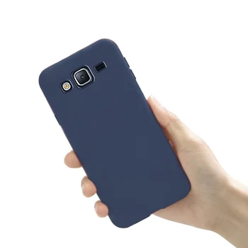Saldainiai Spalvos Minkštos TPU Case For Samsung Galaxy j3 skyrius J5 J7 2016 2017 J5 J2 Premjero J7 Core Neo Nxt J701 Matinis Silikonas Telefono Galinį Dangtelį