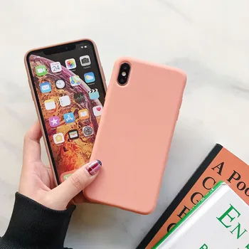 Saldainiai spalvos silikoninis telefono dėklas, skirtas huawei 30 lite pro p20 lite p10 p smart plus z 2018 2019 matinis minkštos tpu galinį dangtelį