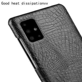 Samsung Galaxy M51 Atveju Prabangus Krokodilo Odos PU Odos Hard Back Cover Case For Samsung M51 M 51 SamsungM51 Telefono dėklas