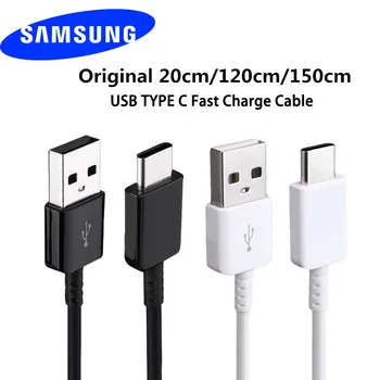 Samsung S8 USB c C Tipo Kabelis 20 120 150 CM spartusis įkrovimas Duomenų Eilutė Galaxy S10 9 8 Plius A5 A7 2017 10 Pastaba 8 XIAOMI 9 8 5 6
