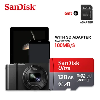 Sandisk Ultra Micro SD 128 GB 32GB 64GB 256 GB 16G 400GB Micro SD Kortelė SD/TF Flash Kortelės Atminties Kortelė 32 64 128 gb 
