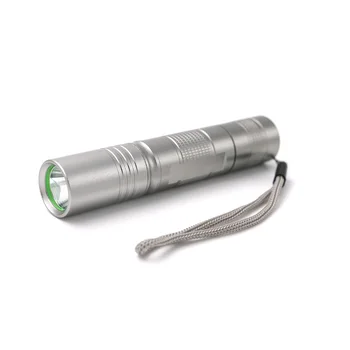 Sanyi Mini LED Žibintuvėlis Q5 5-Mode Vandeniui Lanterna Galingas LED Žibintuvėlis, 18650 Baterija Medžioklės Su Ranka Virvę Juoda/Sidabrinė
