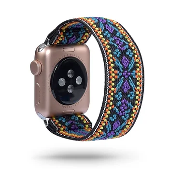 Scrunchie Solo Kilpos diržas, Apple watch 6 5 juosta 40mm 44mm Elastinga watchband 42mm 38mm riešo Apyrankę iwatch series 5 4 3