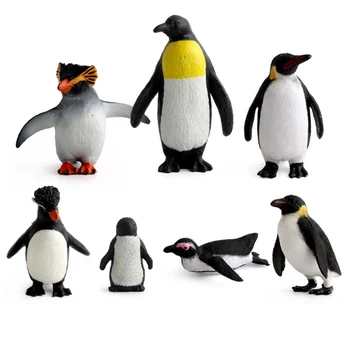 Sea Life Vandenyno Gyvūnų Modelio, Žaislai Pingvinas Figūrėlių, Vaikai, Vaikams, Lėlės Žaislas Sumos Švietimo Žaislas Dovanų Kolekcija Lover