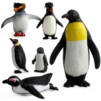 Sea Life Vandenyno Gyvūnų Modelio, Žaislai Pingvinas Figūrėlių, Vaikai, Vaikams, Lėlės Žaislas Sumos Švietimo Žaislas Dovanų Kolekcija Lover