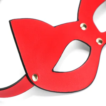 Sekso Žaislai moterims Erotinio Kaukė Catwoman puskauke Šalies Cosplay Seksualus Kostiumas vergas Rekvizitai SM Kaukė Suaugusiųjų Žaisti Kaukės BDSM Akių Kaukė