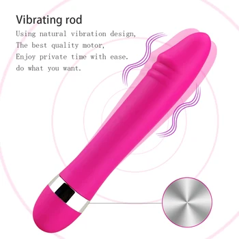Sekso Žaislai Moteris AV Vibratorius Tikroviškas Dildo Mini Vibratorius Erotiniai G Vietoje, Magic Wand Analinis Kaištis Vibracijos Lesbiečių Masturbator