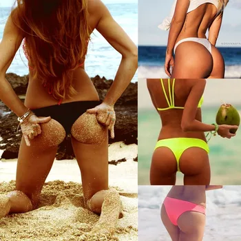 Sexy Moteris Brazilijos Įžūlus Bikini Bottom Thong Paplūdimio Maudymosi Kostiumėlį, Maudymosi Kostiumėliai Tik Apačioje
