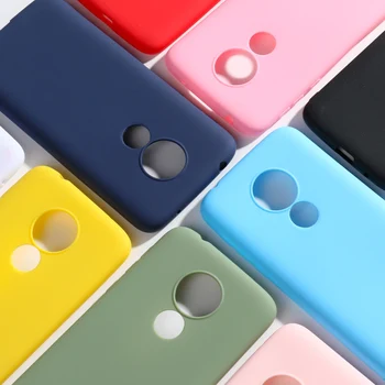 SFor Motorola Moto G7 Plius Atvejais Silicio Minkšti Saldainiai Color Back Telefono Bamperis Ant Moto G7 Galia E5 Žaisti Go Atvejais Padengti Coque