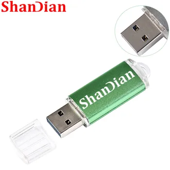 SHANDIAN naujų kūrybinių usb flash drive, pen drive 64GB 32GB 16GB 8GB 4GB išorės saugojimo vestuvių fotografija, Mados dovana