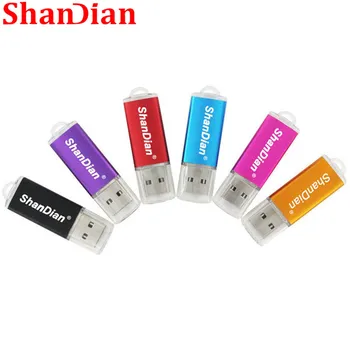 SHANDIAN naujų kūrybinių usb flash drive, pen drive 64GB 32GB 16GB 8GB 4GB išorės saugojimo vestuvių fotografija, Mados dovana