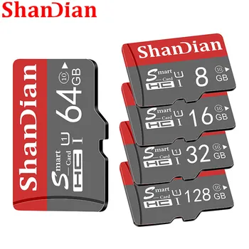 ShanDian Originalus Smart SD Kortelę 64GB Class 10 Atminties Kortelę SmartSD 8GB 16GB 32GB TF Kortelę SmartSDHC/SDXC Smartfon/Tabletė PC