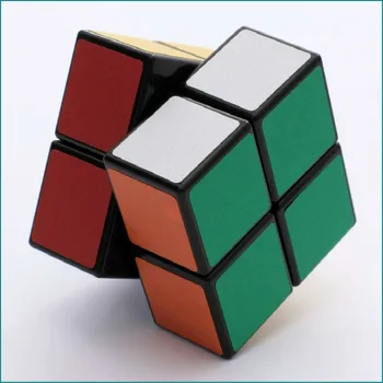 ShengShou Magija Neo Rubix Kubas 2 Veiksmų 50mm 2X2 Lipdukas Kubo Galvosūkį Švietimo Žaislai Vaikams Vertus Suktuko