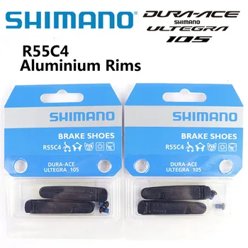 Shimano Dura-ace Ultegra 105 R55C4 Aliuminio Ratlankio Kelių Dviratį Dviračiu Kasetė Stabdžių trinkelės Shimano originali prekių, dviračių priedai