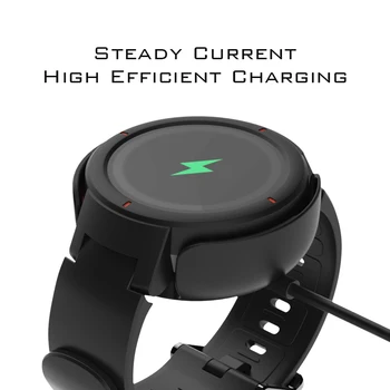 SIKAI už Amazfit Slenksčio Dirželis Smart Žiūrėti Pakeitimo Įkrovikliai, USB Charging Dock Laidas Huami Amazfit Slenksčio Smartwatch