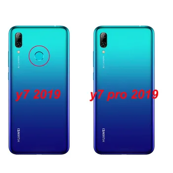 Silicio Atveju, Huawei Y7 2019 Atveju Huawei y7 pro 2019 Minkštos TPU Telefono Dangtelį ant Y7 Y. 2019 m. 7 Premjero 2019 m., pasaulinė versija Bag Bamperis