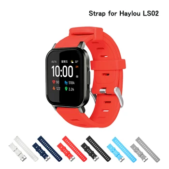 Silikoninis Minkštas Dirželis Haylou LS02 Smart Žiūrėti Riešo Apyrankę XiaoMi Haylou Watchband