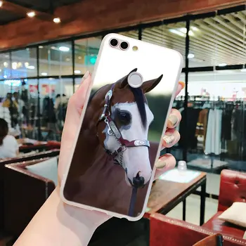 Silikoninis Telefono dėklas Cute arklių Mados Huawei P Smart 2019 M. Plius 30 P20 P10 P8 P9 Lite Mate 20 10 Pro Lite Nova 3i Dangtis