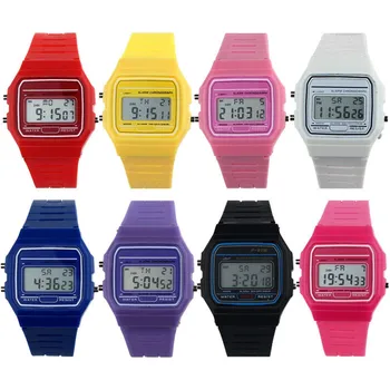 Silikoninės Gumos Dirželis Retro Vintage Skaitmeninis Žiūrėti Kvarcinis Laikrodis Vyrų Laikrodžiai reloj skaitmeninis hombre erkek kol saati Karšto Pardavimo