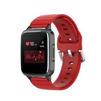 Silikono Dirželis Haylou Saulės LS01 LS02 Smart Watch Band Apyrankę Xiaomi Haylou Saulės LS02 / LS01 Sporto Minkštos Apyrankės