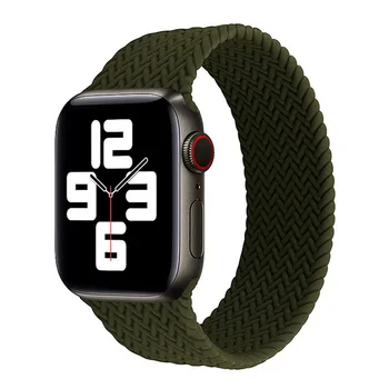 Silikono Solo Kilpos Diržas, Apple watch band 44mm 40mm correa iWatch juostų 38mm 42mm Elastingas diržas apyrankė serija 5 4 6 SE