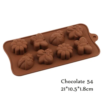 Silikono Tortas Pelėsių didelis Tortas Gėlių 3D šokolado forma, konditerijos Kepimo Muilo Įrankiai, Duona, pyragas Pica Visos 