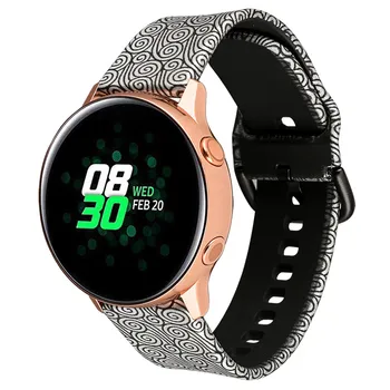 Silikono Watchband Dirželio Pakeitimo Riešo Juostos Dirželis Samsung Galaxy Žiūrėti 42mm/Aktyvus 40mm Correa de reloj intelig#T3