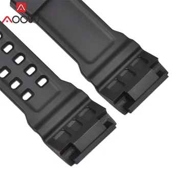 Silikono Watchband už Casio G-Shock GG-1000 / GWG-100 / GSG-100 Vyrų Sporto Vandeniui Dervos Apyrankę Žiūrėti Juostos juostos su Įrankiu