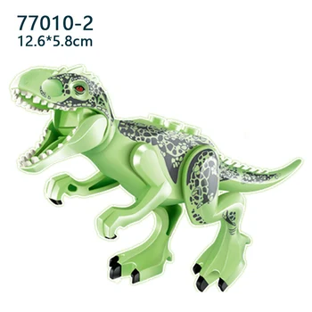 Skaidrios šviesos Blokai Dinozaurų Pasaulyje, Tyrannosaurus Modelius, Žaislus Vaikams Gimtadienio Dovana Suderinama Gyvūnų Blokuoti