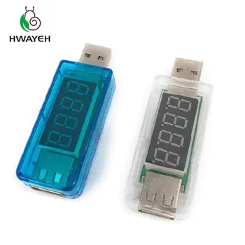 Smart Elektronika Skaitmeninis USB Mobiliojo Energijos Įkrovimo Srovė Testeris, Matuoklis Mini USB Įkroviklis Gydytojas Voltmeter Ammeter